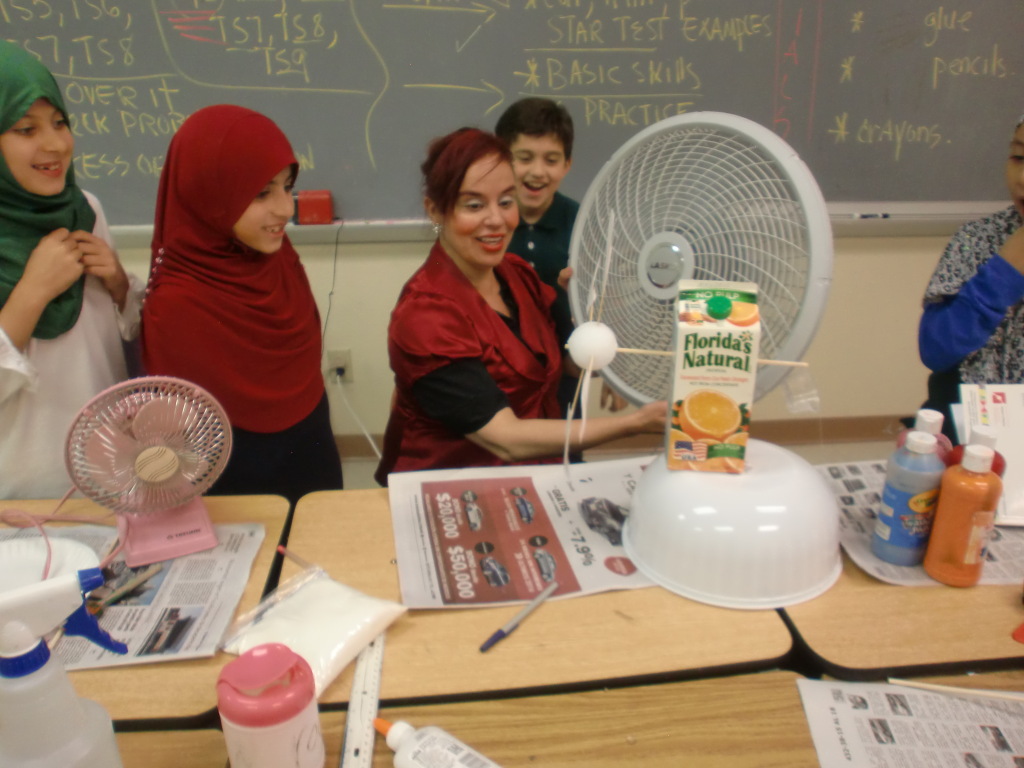 STEM Project - 3rd Grade Class - Making a Windmill